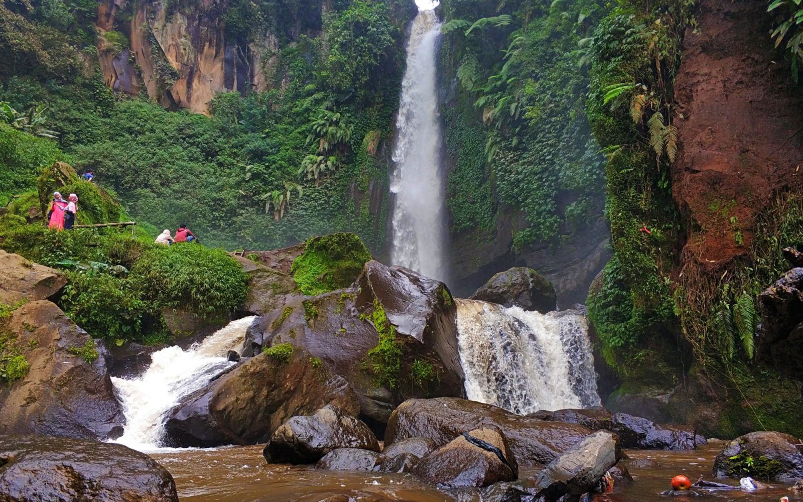 Coban pelangi waterfall